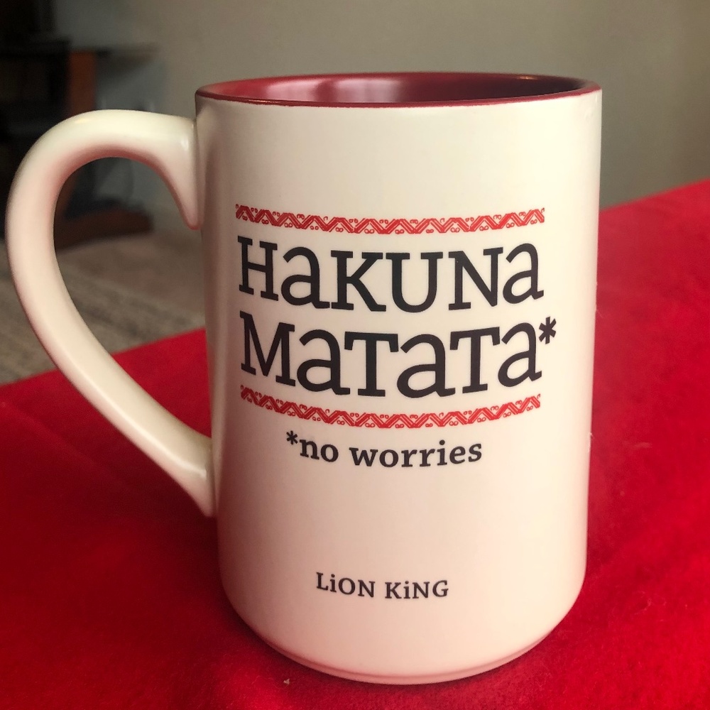 Disney The Lion King Movie Hallmark Cards Coffee Cup Mug